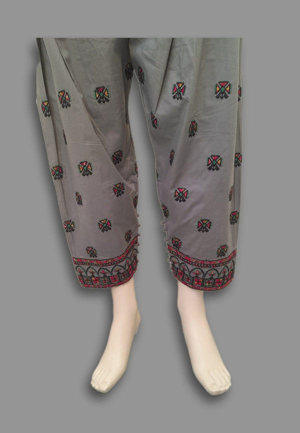 Ethnic belt shalwar embroidered