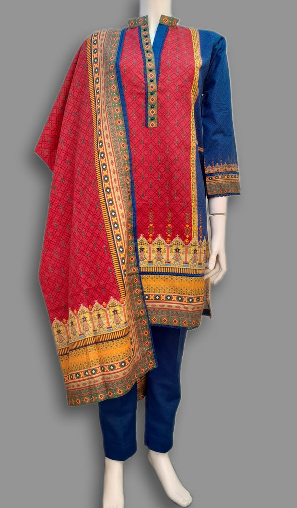 Khaddar suit 3 piece