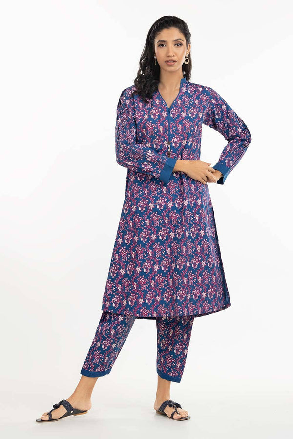 Gul Ahmed Dyed Cambric Screen Print  suit