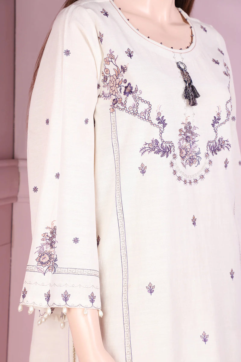 SAYA STITCHED CROSS HATCH EMBROIDERED  2 PIECE