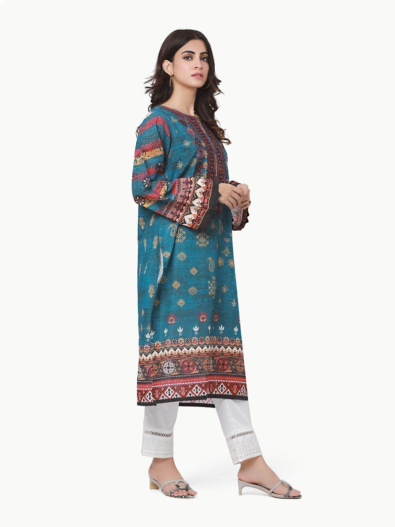 Embroidered Khaddar only Shirt