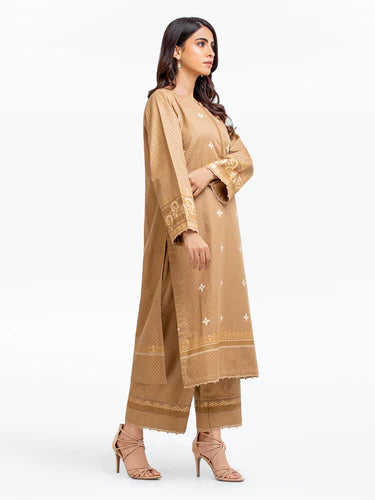 Pret 2Pc Embroidered Cotton Twill Suit