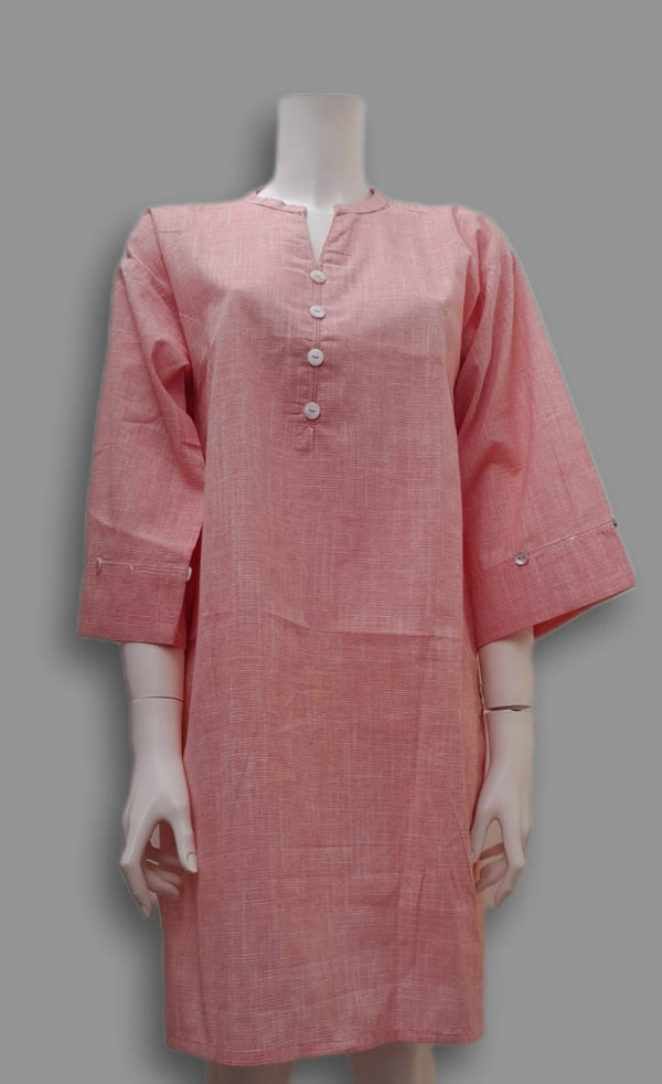 Alkaram pret  peach winter shirt