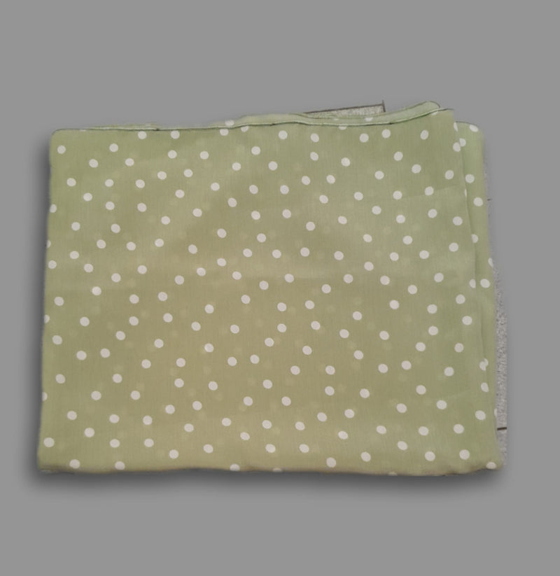 Light green dotted abaya