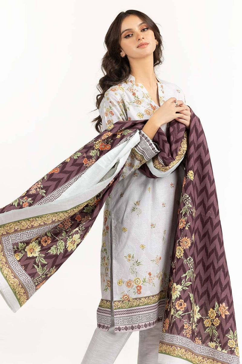 Gul Ahmed   Digital  Khaddar Suit