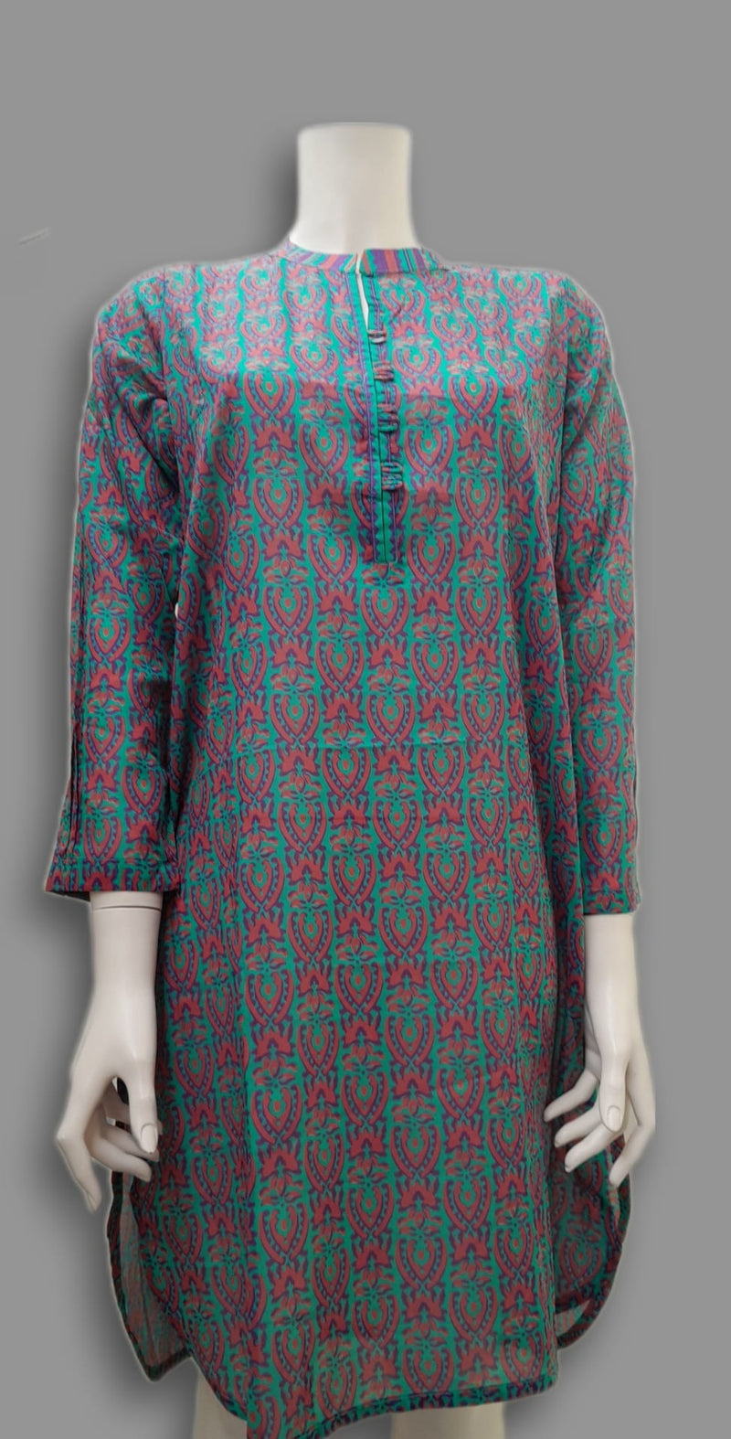 Alkaram  cotton single  shirt multi colour