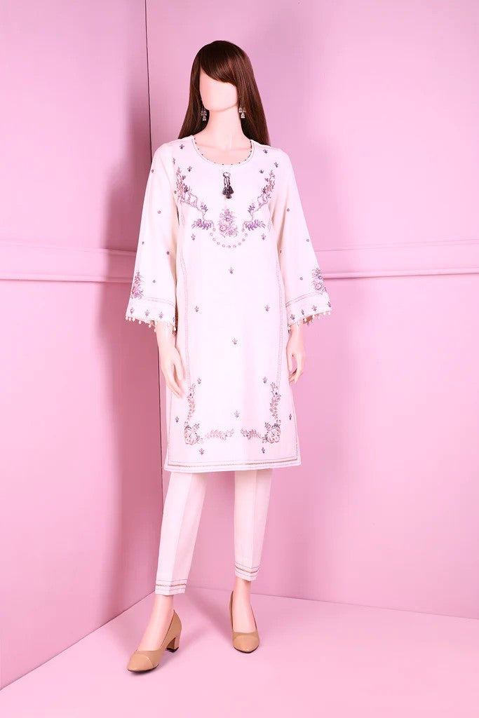 SAYA STITCHED CROSS HATCH EMBROIDERED  2 PIECE