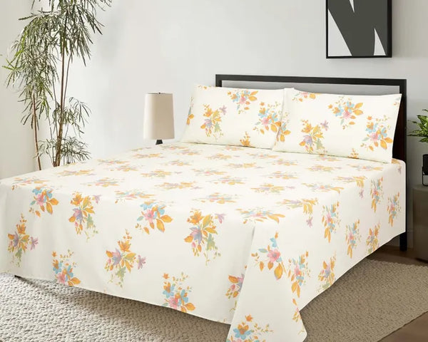 Cotton bed sheet set