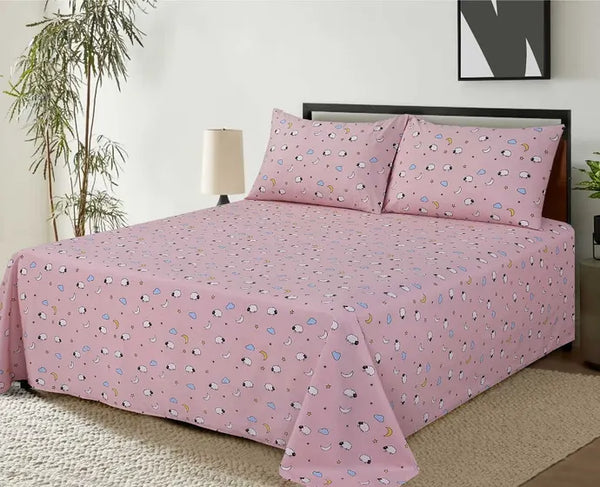 Cotton single bed sheet