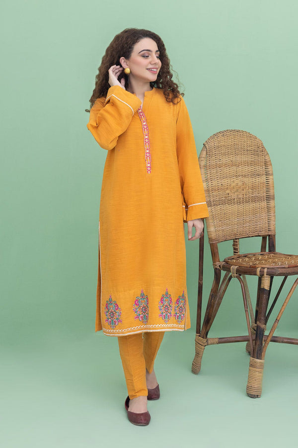 Gul Ahmed  needle craft embroidered winter 2 piece
