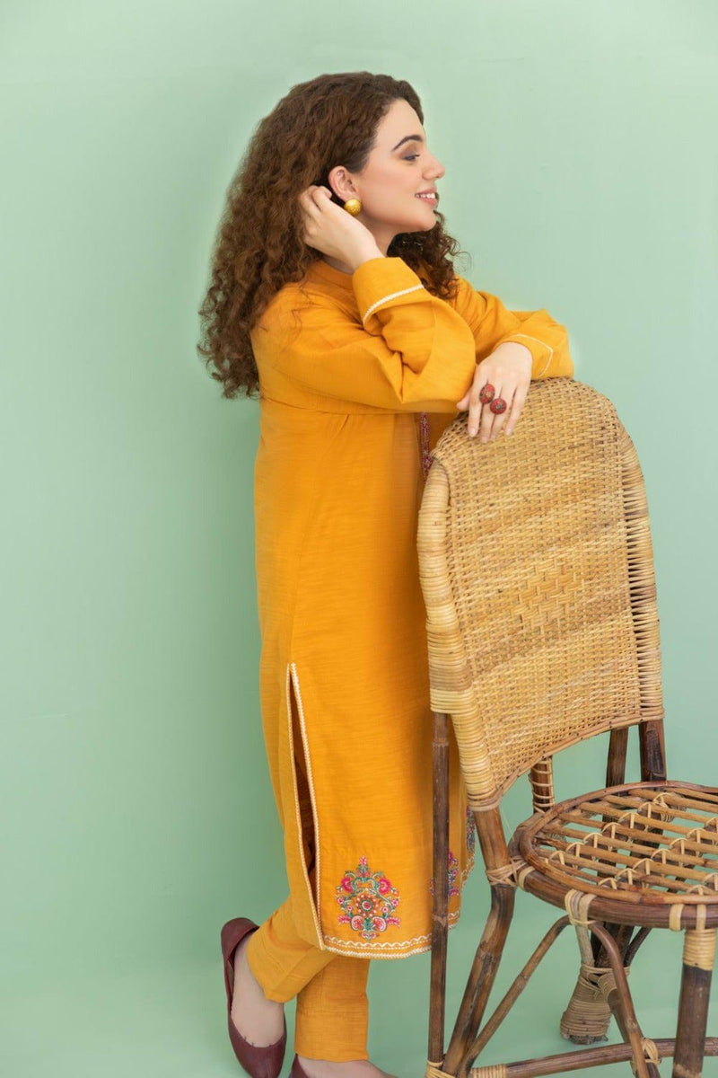 Gul Ahmed  needle craft embroidered winter 2 piece