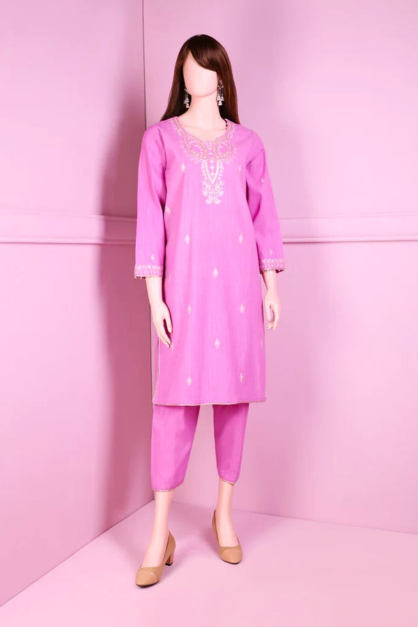 SAYA GHAZAL STITCHED CROSS HATCH EMBROIDERED  2 PIECE