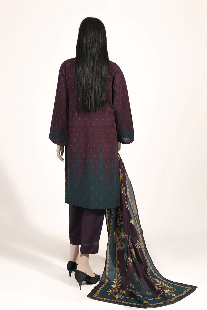 Printed Lawn Stitched 3 Piece